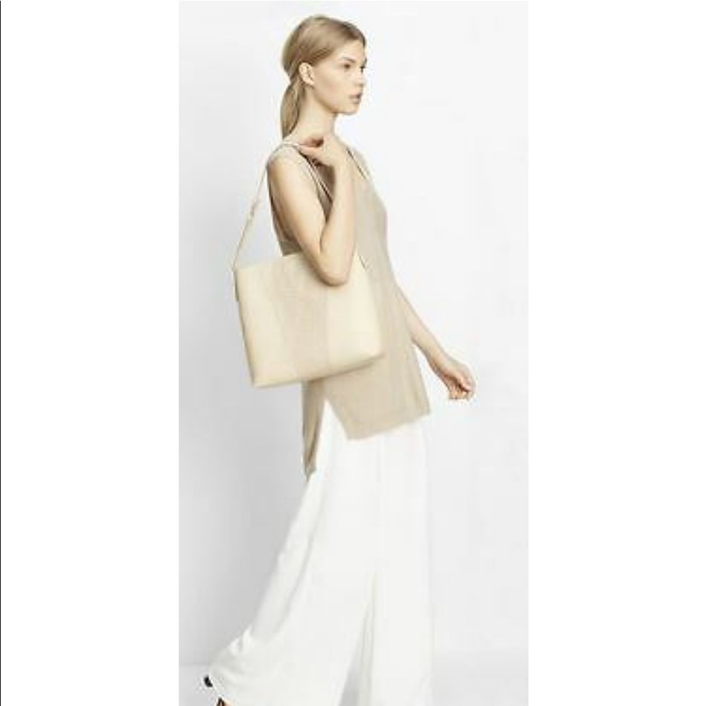 Vince Python Embossed Leather Hobo - Euc - image 3